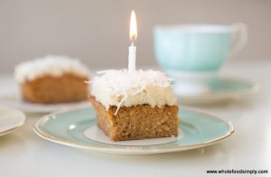 Orange and Coconut Organic Cake