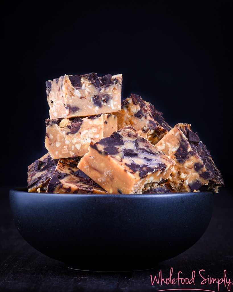 Double Crunch Peanut Butter And Chocolate Chip Fudge