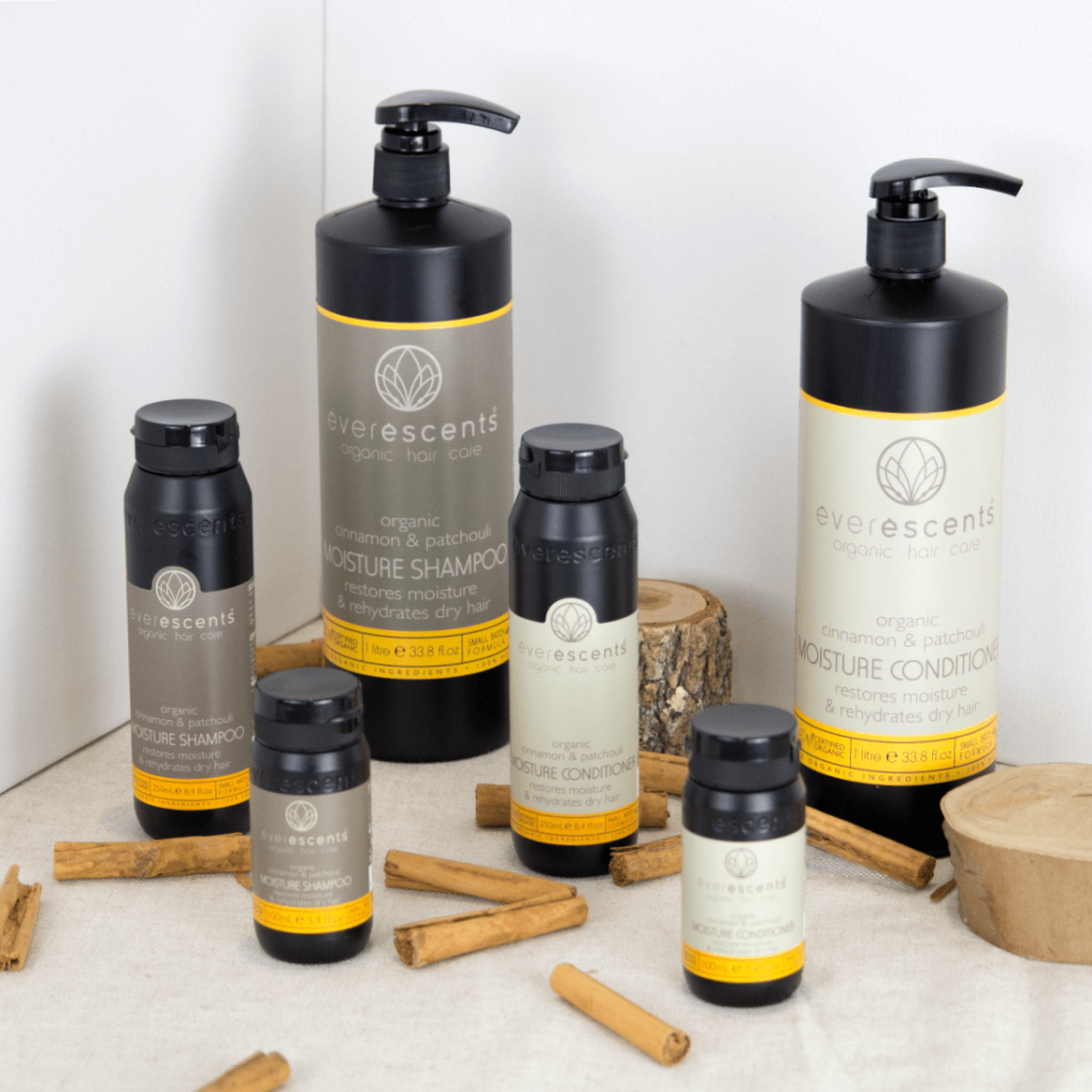 organic shampoo range