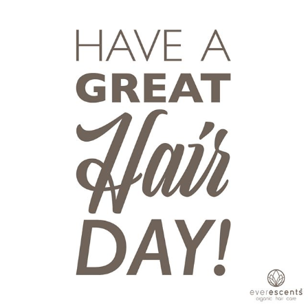 have a great hair day - organic shampoo organic shampoo